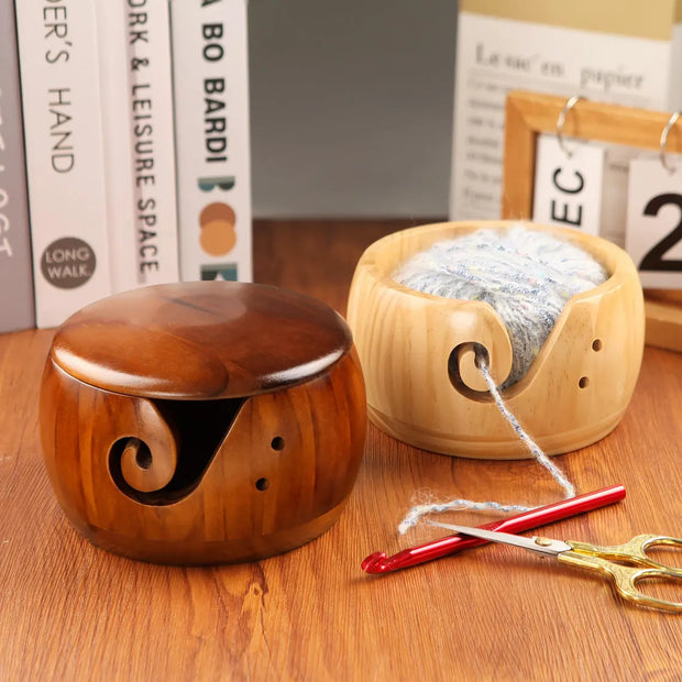 Wooden Yarn Bowl