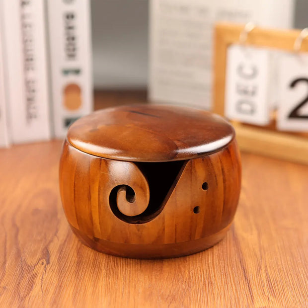 Wooden Yarn Bowl