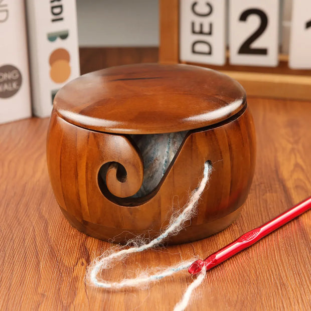Wooden Yarn Bowl