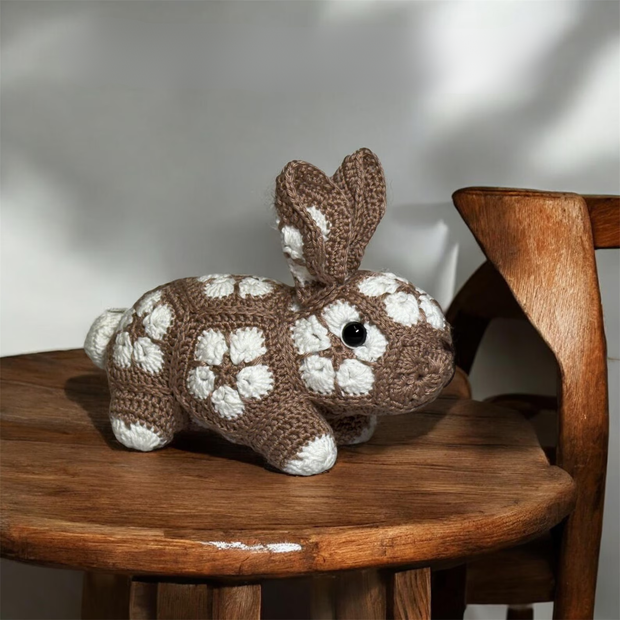 Petal the Rabbit African Flower Crochet Pattern