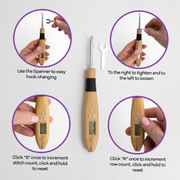 Crochet Counting Hook & Handle Set